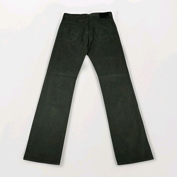 AG Adriano Goldschmied The Protégé Straight Leg Jeans Men’s 32x34 Army Green - Picture 3 of 8